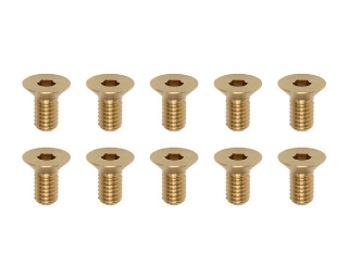Picture of Yokomo 3x6mm Brass Flat Head Screws (10)