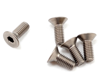 Picture of Yokomo 3x8mm Titanium Flat Head Screw (5)
