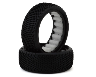 Picture of JConcepts Fuzz Bite Wide Carpet 2.2" 2WD Front Buggy Tires (2) (Pink)