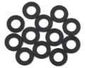 Picture of 1UP Racing 3x6mm Precision Aluminum Shims (Black) (12) (0.5mm)