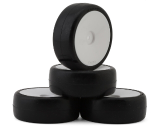 Picture of Yokomo Sorex Pre-Glued 1/10 Touring Car Tires (White) (4) (28 Shore)