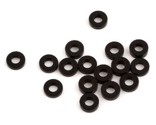 Picture of Team Brood 3x6.5mm 7075 Aluminum Ball Stud Washer Medium Kit (Black) (16)
