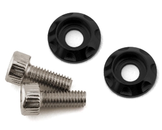 Picture of Team Brood M3 Motor Washer Heatsink w/Screws (Black) (2) (8mm)