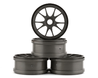 Picture of Kyosho 10-Spoke Wheels (4) (Gun Metal)