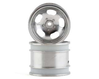 Picture of Kyosho 5-Spoke Rear Wheel (Satin Chrome) (2) (2014 Beetle)