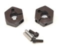 Picture of Kyosho Wide Clamping Wheel Hub Set (Gunmetal) (2)