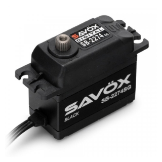 Picture of Black Edition High Voltage Brushless Digital Servo, 0.080sec / 347.2oz @ 7.4V