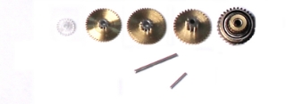Picture of Servo Gear Set w/ Bearings, for SH0255