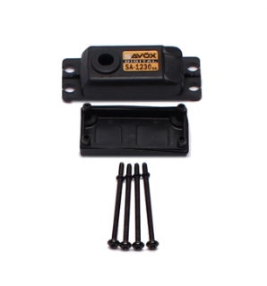 Picture of Top & Bottom Servo Case w/ 4 Screws, for SA1230SG