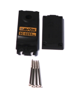 Picture of Top & Bottom Servo Case w/ 4 Screws, for SC0253MG
