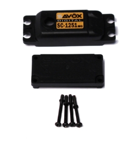 Picture of Top & Bottom Servo Case w/ 4 Screws, for SC1251MG