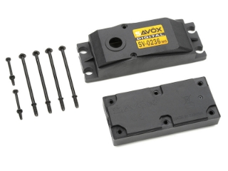 Picture of Top & Bottom Servo Case w/ 4 Screws, for SGSV0236MG