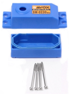 Picture of Top & Bottom Servo Case w/ 4 Screws, for SGSW0230MG