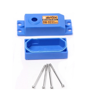 Picture of Top & Bottom Servo Case w/ 4 Screws, for SGSW0231MG