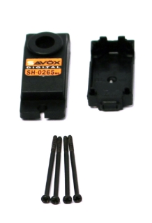 Picture of Top & Bottom Servo Case w/ 4 Screws, for SH0265MG