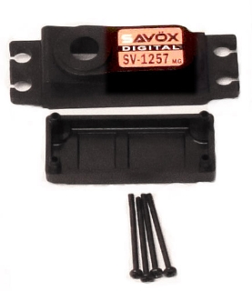 Picture of Top & Bottom Servo Case w/ 4 Screws, for SV1257MG