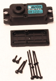 Picture of Top & Bottom Servo Case w/ 8 Screws, for SW1210SG & SW1210SG-BE
