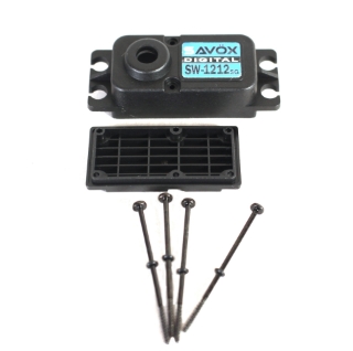 Picture of Top & Bottom Servo Case w/ 8 Screws, for SW1212SG & SW1212SG-BE