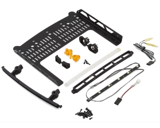 Picture of RC4WD TRX-6 Ultimate RC Hauler Scale Roof Rack w/ LED Light Bar & Warning Light