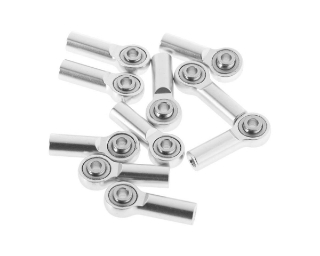 Picture of RC4WD M3 Medium Straight Aluminum Rod Ends (10) (Silver)