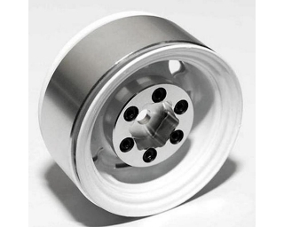 Picture of RC4WD Stamped Steel 1.55" Stock White Beadlock Wheels (4)
