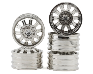 Picture of RC4WD Fuel Off-Road 1.9" FF60 Dually Wheels (Silver) (4) (Front & Rear)