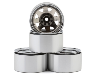 Picture of RC4WD 8 Lug Deep Dish Wagon 1.9" Steel Stamped Beadlock Crawler Wheels (Chrome)