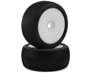 Picture of Pro-Motion Talon 1/8 Truggy Pre-Mount Tires (White) (2) (Soft)