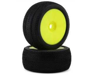 Picture of Pro-Motion Phantom Pre-Mounted 1/8 Truggy Tires (Yellow) (2) (Soft)