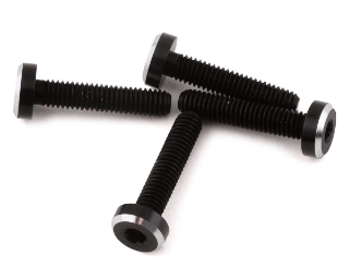 Picture of 1UP Racing 3x14mm UltraLite Aluminum Perfect Center Screws (Black/Silver)