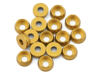 Picture of Team Brood 3mm 6061 Aluminum Cap Head Washer (Yellow) (16)