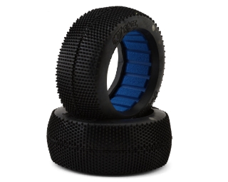 Picture of HotRace Bangkok V2 1/8 Buggy Tires w/Inserts (2) (White)