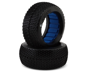 Picture of HotRace Miami 1/8 Buggy Tires w/Inserts (2) (White)