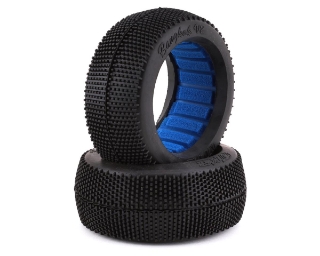 Picture of HotRace Bangkok V2 1/8 Buggy Tires w/Inserts (2) (Hard)