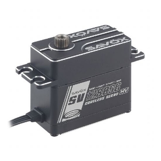 Picture of High Voltage Coreless Steel Gear Monster Torque Servo with Soft Start, 0.12sec / 763.8oz @ 8.4V