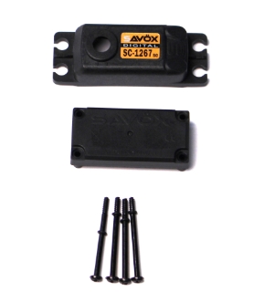 Picture of Top & Bottom Servo Case w/ 4 Screws, for SC1267SG