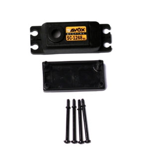 Picture of Top & Bottom Servo Case w/ 4 Screws, for SC1268SG