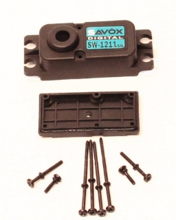 Picture of Top & Bottom Servo Case w/ 8 Screws, for SW1211SG & SW1211SG-BE
