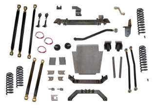 Bild von Jeep Cherokee 8.0 Inch Pro Series 3 Link Long Arm Lift Kit W/Rear Coil Conversion 84-01 XJ Clayton Off Road