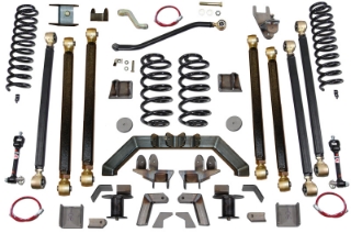 Bild von Jeep Wrangler 5.5 Inch Pro Series 3 Link Long Arm Lift Kit W/Rear 5 Inch Stretch 1997-2006 TJ Clayton Off Road