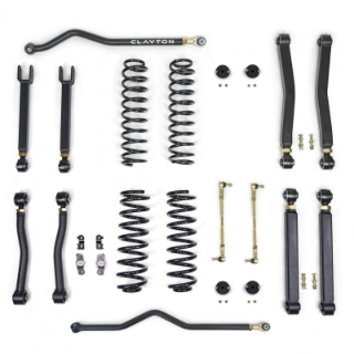 Picture of Jeep Wrangler 1.5 Inch Overland+ Lift Kit 2007-2018 JK Clayton Off Road