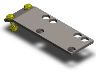 Bild von Jeep Wrangler Rubicon Compressor Skid Plate Mount   Clayton Off Road