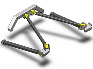 Bild von Jeep Wrangler Rear Long Arm Upgrade Kit 97-06 TJ Clayton Off Road