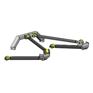 Bild von Jeep Wrangler Pro Series Rear Long Arm Upgrade Kit 97-06 TJ Clayton Off Road