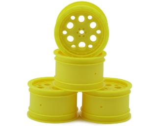 Picture of Pro-Motion 1/10 Magnum 2.2” Dirt Oval Wheel Rear (Yellow) (4) w/12mm Hex