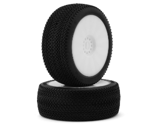 Picture of Pro-Motion Phantom 1/8 Buggy Pre-Mount Tires (White) (2) (Soft)