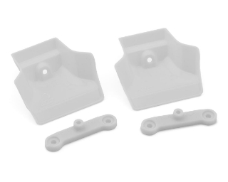Picture of JConcepts XRAY XB8/XB8e 2025 1/8 Molded Front Wings w/Adaptors (White) (2)