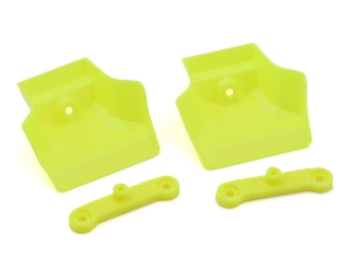Picture of JConcepts XRAY XB8/XB8e 2025 1/8 Molded Front Wings w/Adaptors (Yellow) (2)
