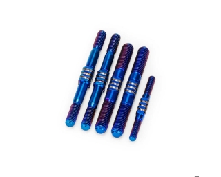 Picture of JConcepts RC8B4.1 Fin Titanium Turnbuckles (Blue) (5)