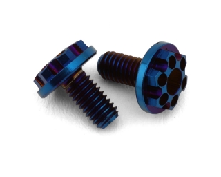 Picture of JConcepts 3x6mm Finnisher Titanium Motor Screws (Blue) (2)